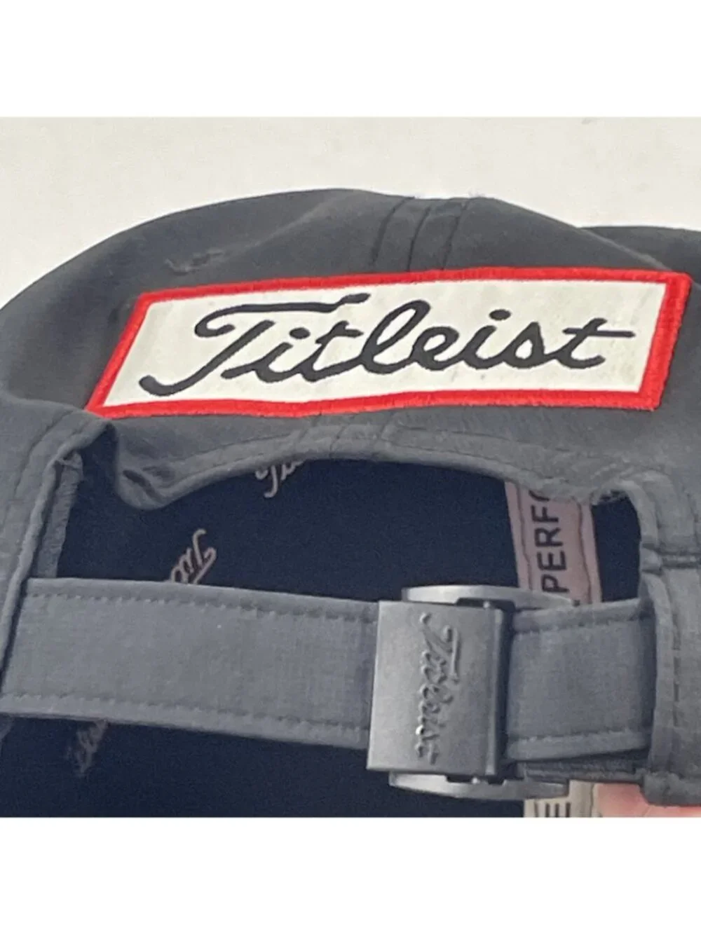 Titleist ProV1 FJ Golf Hat Strapback Tour Proformance Embroidered Black